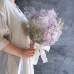 ＜淡雲のグラデーション＞スモークツリーとカスミソウのブーケ