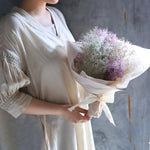 ＜淡雲のグラデーション＞スモークツリーとカスミソウのブーケ