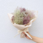 ＜淡雲のグラデーション＞スモークツリーとカスミソウのブーケ