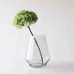 ［フラワーベース］ビッグガラスベース クリスタル グレー