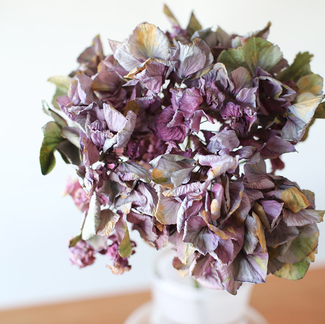 4.アンティーク紫陽花スワッグ アジサイスワッグ | ドライフラワー専門