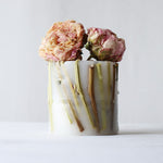 ［雑貨］蝋引き花のアレンジメント・キャンドル＜芍薬＞｜土と風の植物園オリジナル