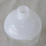 ［フラワーベース］ガラスベースツートンS ホワイト