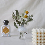 ［フラワーベース］ガラスベースツートンS ホワイト